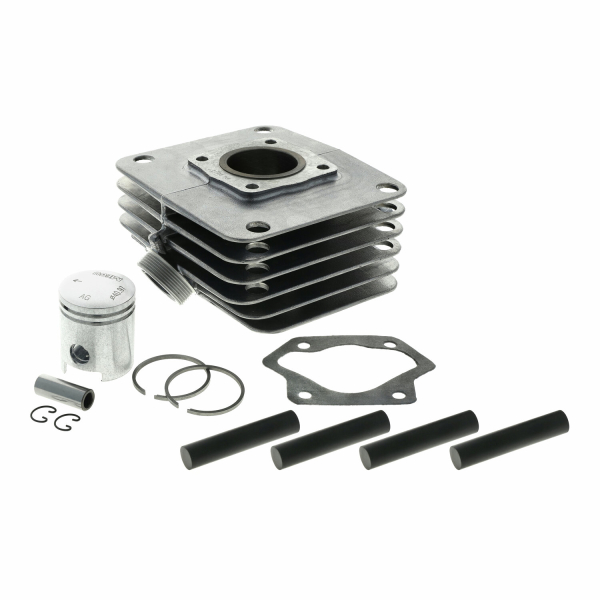 60cm³ 4-Kanal Tuningzylinder mit MEGU Kolben, Simson S51, SR50, KR51/2